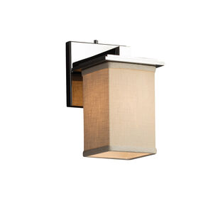 Textile LED 5 inch Matte Black Wall Sconce Wall Light