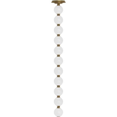 Sean Lavin Perle LED 2.8 inch Natural Brass Line-Voltage Pendant Ceiling Light in 3000K, Remote