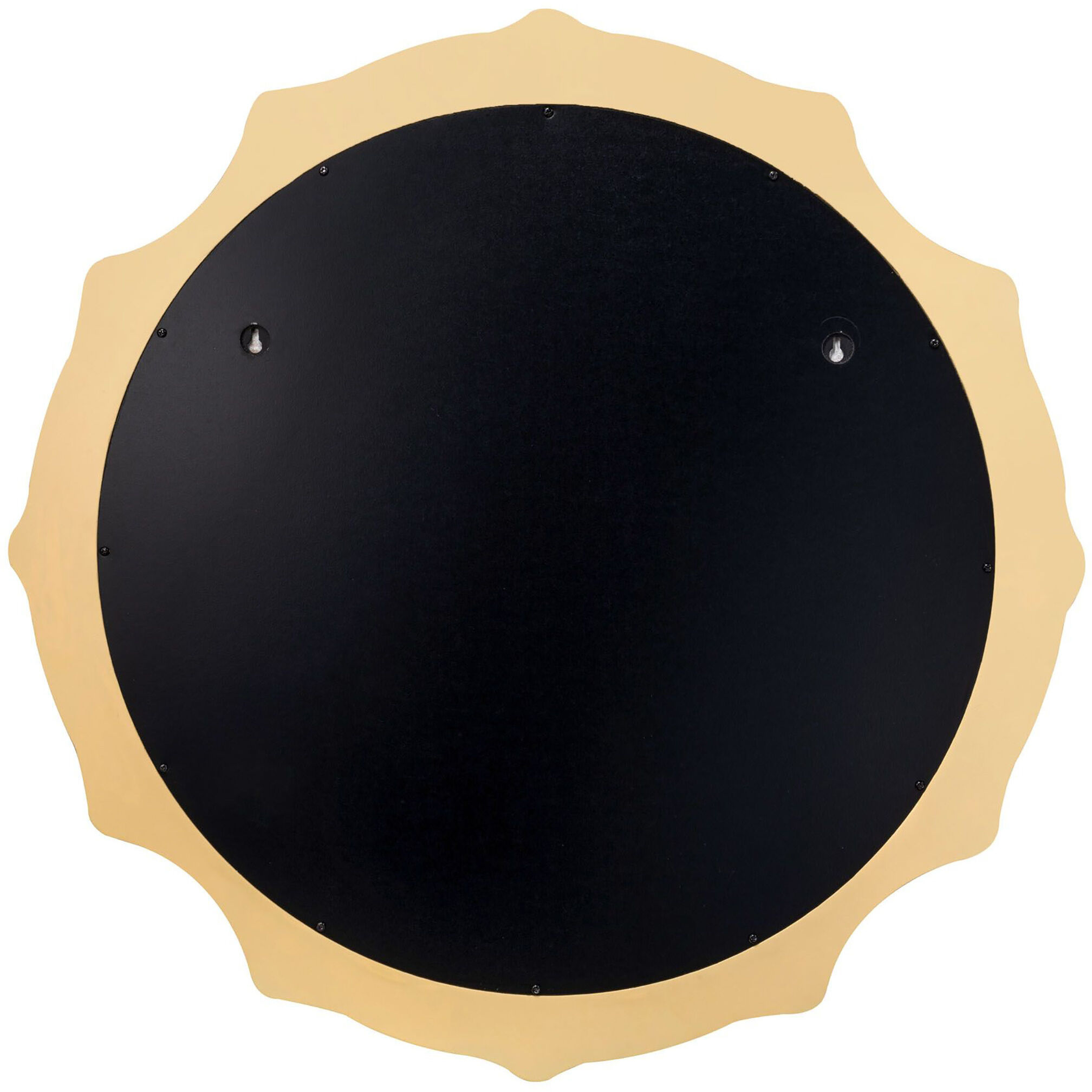 Not Baroque - en 30 X 30 inch Gold Wall Mirror, Tamara Day Collaboration