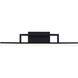 Caysen LED 24 inch Black Vanity Light Wall Light