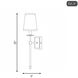 Monroe 1 Light 5 inch Polished Nickel Wall Sconce Wall Light, Essentials