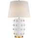 Kelly Wearstler Linden 26.25 inch 5.00 watt Plaster White Cordless Table Lamp Portable Light, Medium