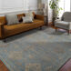 Smyrna 108 X 72 inch Light Blue Rug in 6 X 9, Rectangle