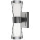 Hourglass LED 4.5 inch Brushed Nickel Bath Vanity & Wall Light in 2700K, dweLED