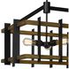 Bruck 6 Light 41 inch Iron and Light Oak Island Chandelier Ceiling Light
