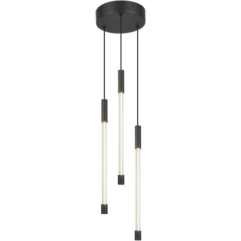 Motif LED 5.5 inch Black Multi-Pendant Ceiling Light