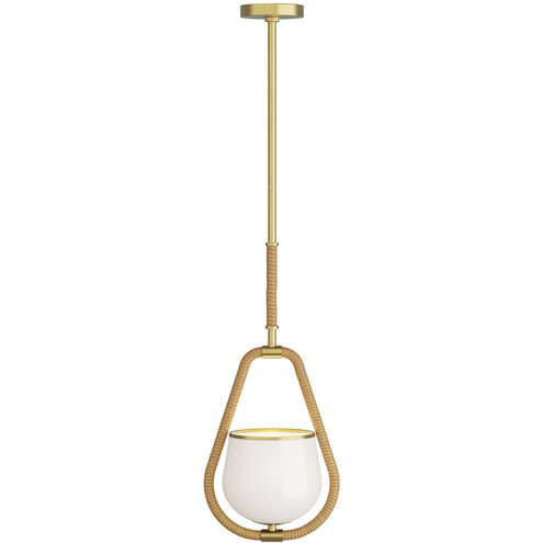 Arlie 1 Light 11 inch Antique Brass Pendant Ceiling Light