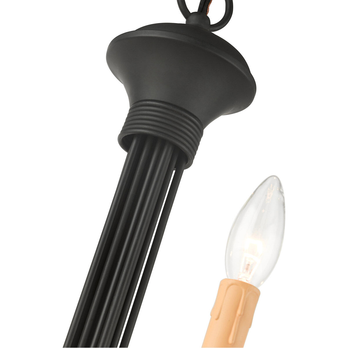 Heritage 15 Light 36 inch Black Chandelier Ceiling Light