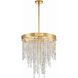 Winfield 5 Light 20 inch Antique Gold Chandelier Ceiling Light