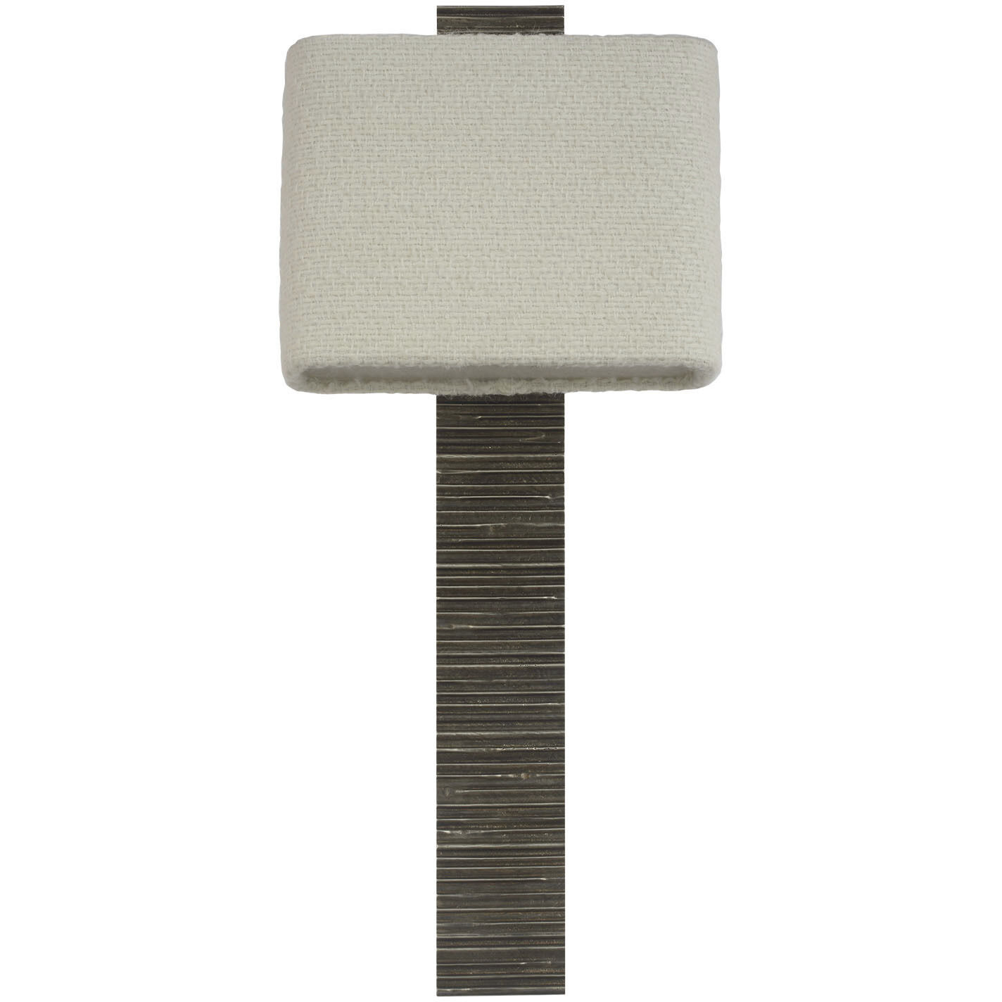 Anne-Marie Barton Fumar Tail Sconce Wall Light in Ridged Graphite