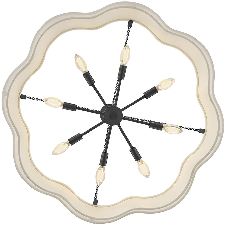 Gwen 8 Light 32 inch Black Chandelier Ceiling Light