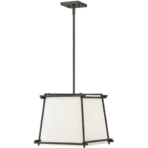 Tress 1 Light 13.75 inch Forged Iron Indoor Pendant Ceiling Light