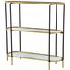 Bertram 48.8 X 16.5 inch Black/Gold Console