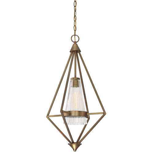 Montelena 1 Light 16.38 inch Old Satin Brass Foyer Light Ceiling Light