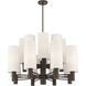 Draxen 16 Light 34 inch Dark Bronze Chandelier Ceiling Light