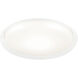 Aurora 1 Light 19.75 inch Matte White Flush Mount Ceiling Light
