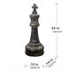 Magnesia Black Finial Décor