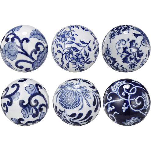 Orbs Blue/White Décor