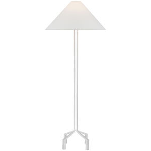 Marie Flanigan Clifford 62.25 inch 15.00 watt Plaster White Forged Floor Lamp Portable Light, Large