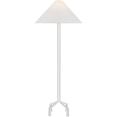 Marie Flanigan Clifford 62.25 inch 15.00 watt Plaster White Forged Floor Lamp Portable Light, Large