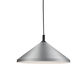 Dorothy 1 Light 18 inch Brushed Nickel With Black Detail Pendant Ceiling Light