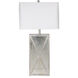 Jaxon 27 inch 100 watt Silver Table Lamp Portable Light