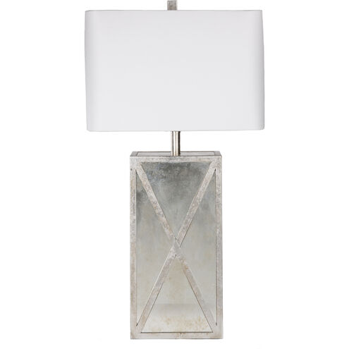 Jaxon 27 inch 100 watt Silver Table Lamp Portable Light