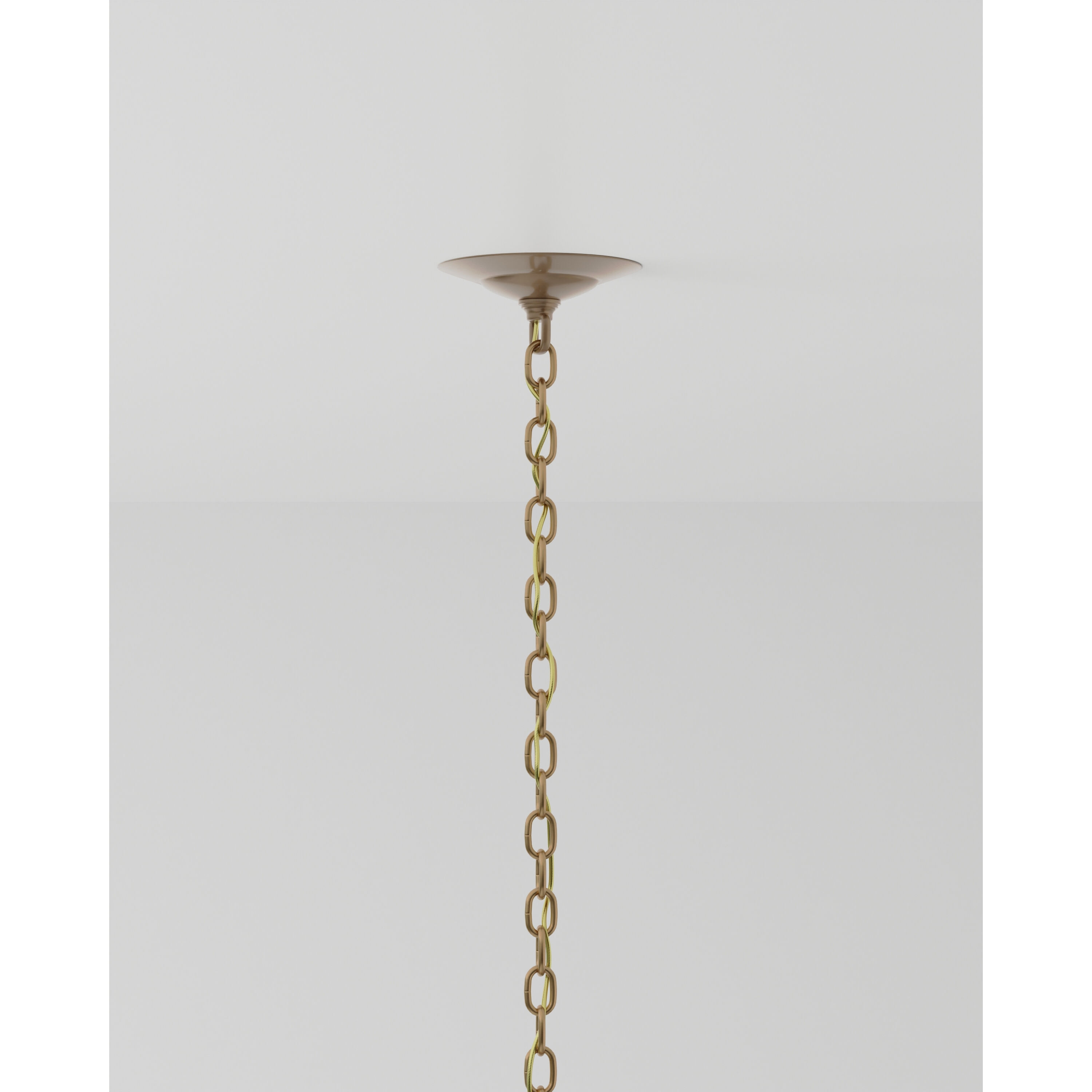 Daze 3 Light 24 inch Antique Brass/White Pendant Ceiling Light, Large