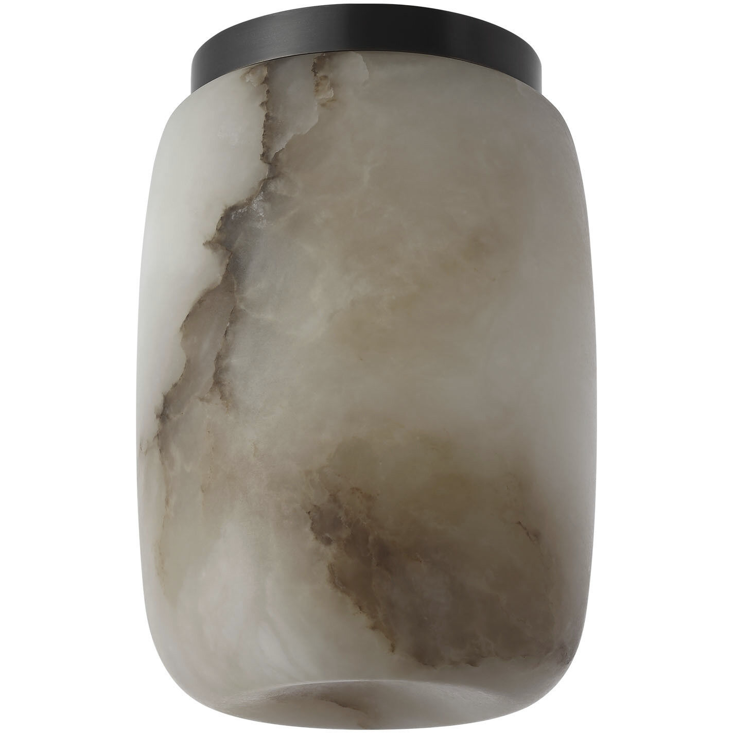 Kelly Wearstler Formosa LED 5.25 inch Alabaster and Bronze Elongated Flush Mount Ceiling Light