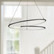 Twist Pendant Ceiling Light in Black