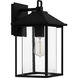 Fletcher 1 Light 15 inch Earth Black Outdoor Wall Lantern