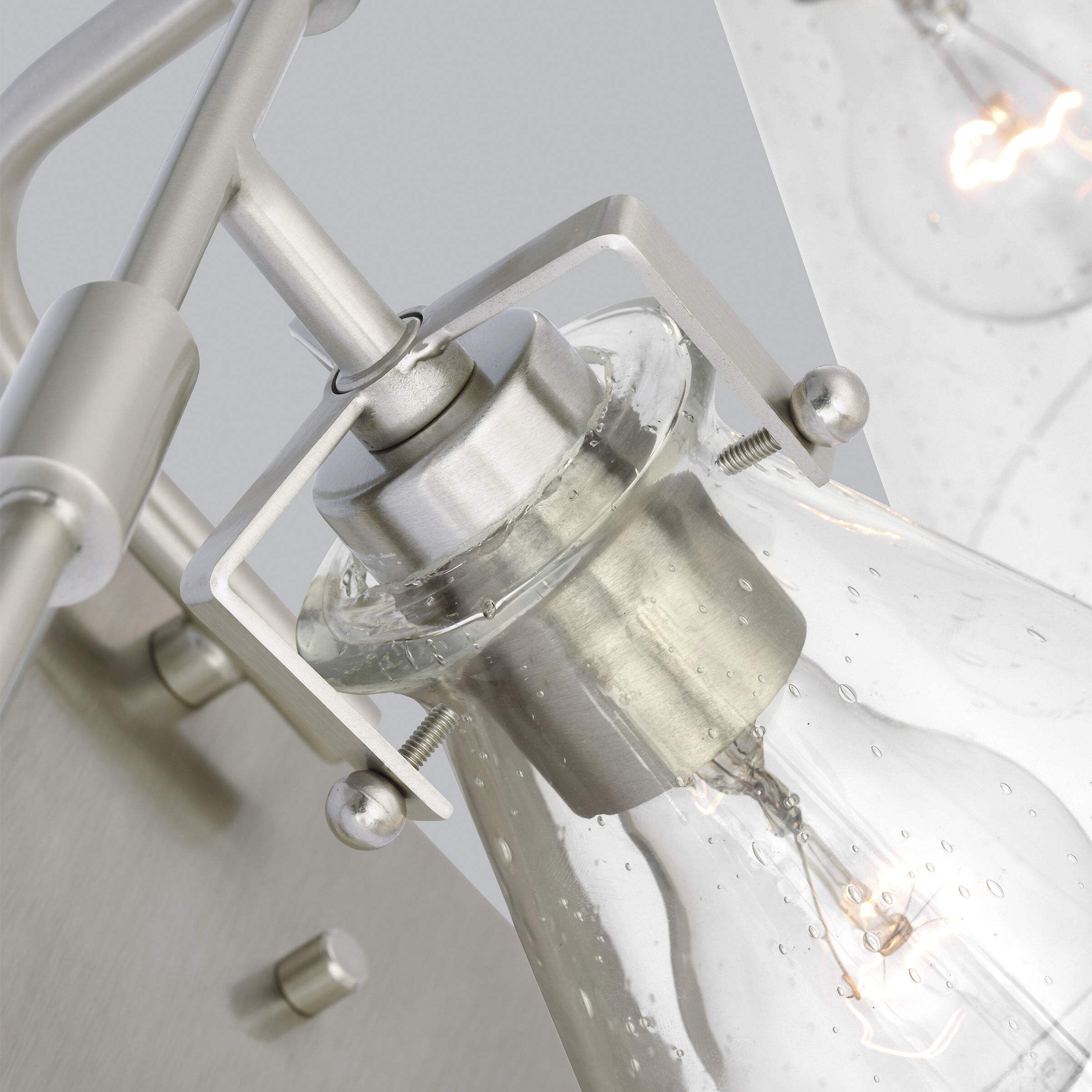 Jaden Bath Vanity Wall Sconce Wall Light in Brushed Nickel