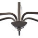 Quinn 5 Light 23.75 inch Old Bronze Chandelier Ceiling Light