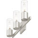 Midtown 3 Light 18 inch Brushed Nickel Bath Vanity Wall Light