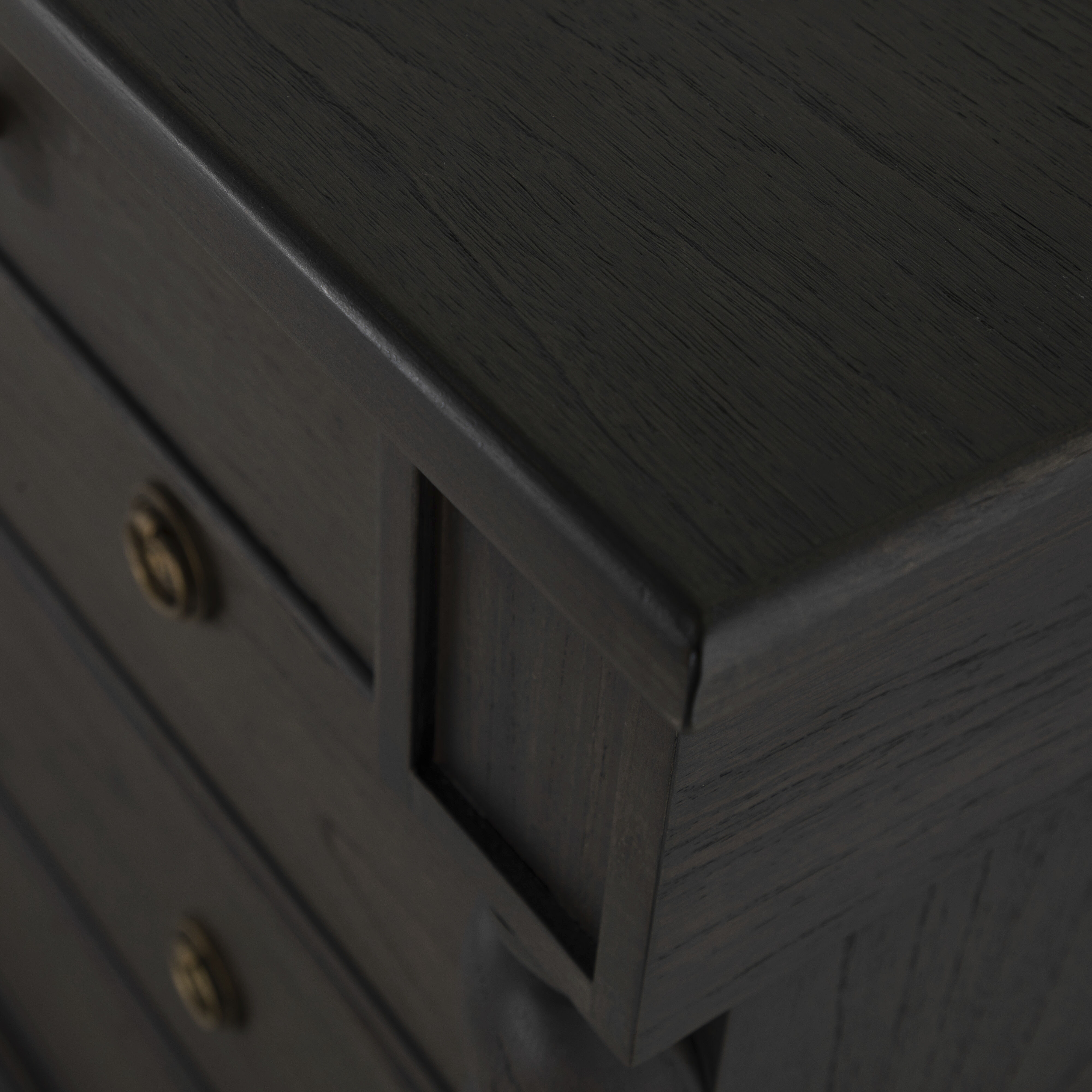 Burkhardt Cerused White / Dark Antique Bronze Dresser