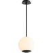 Terra LED 10 inch Black Pendant Ceiling Light