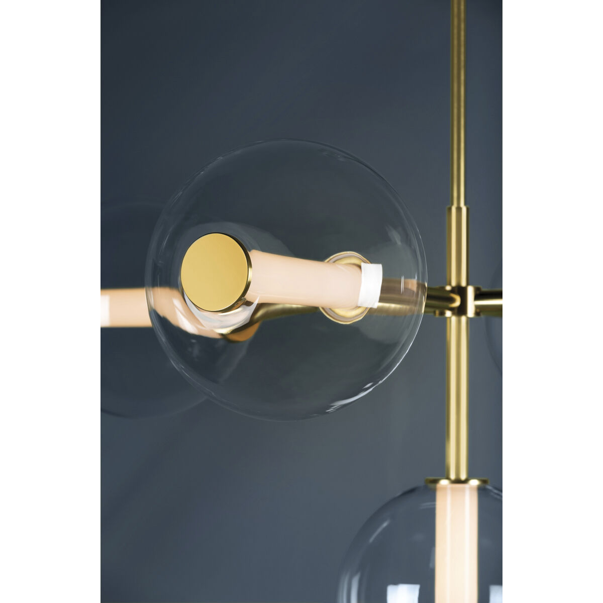 Richford LED 48 inch Aged Brass Chandelier Ceiling Light