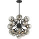 Matisse 16 Light 22 inch Matte Black Chandelier Ceiling Light