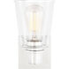 C&M by Chapman & Myers Alessa 1 Light 5 inch Polished Nickel Bath Vanity Wall Sconce Wall Light