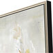 Rustic Garden Blue and Green and Orange and White Canvas