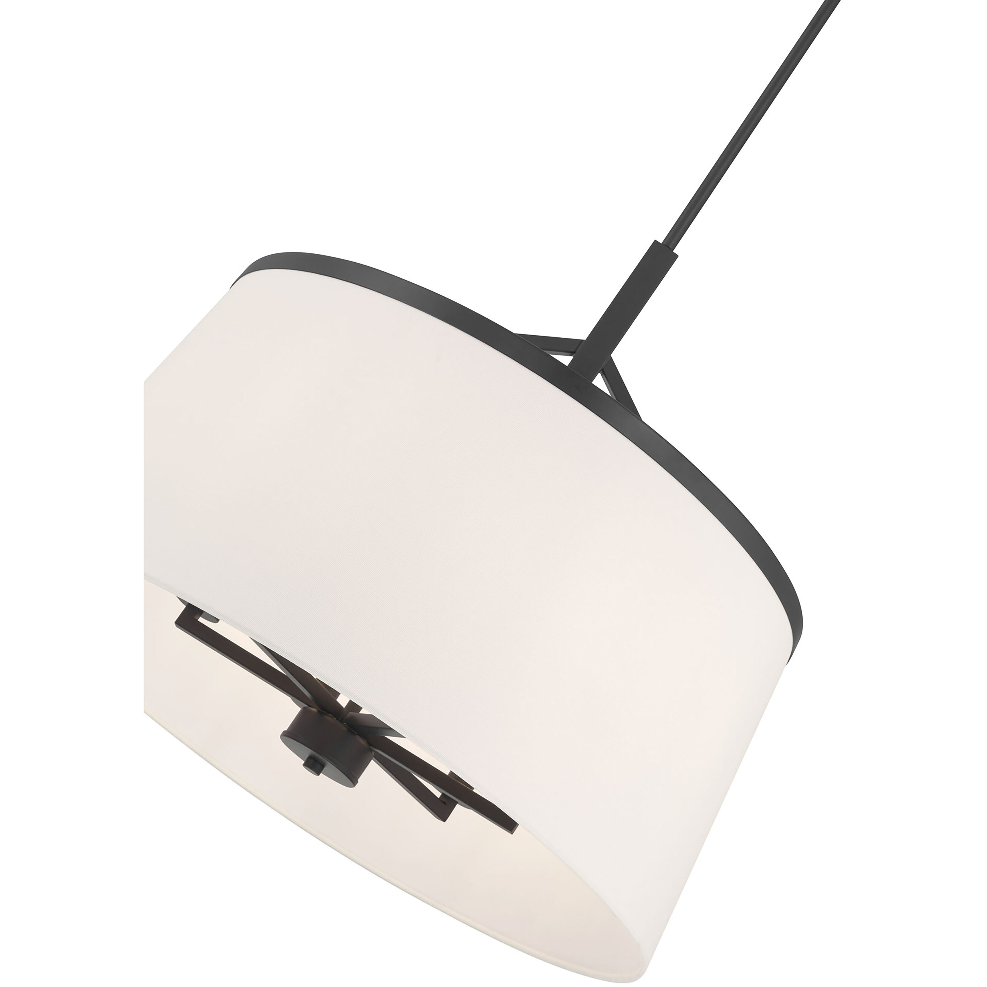 Montrine 6 Light 24 inch Matte Black Pendant Ceiling Light