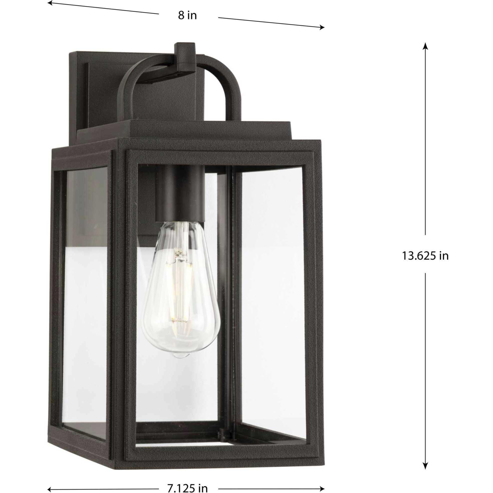 Grandbury 1 Light 14 inch Antique Bronze Outdoor Wall Lantern