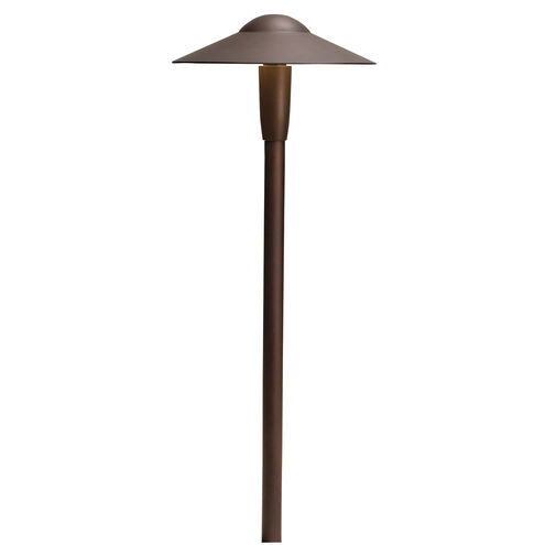 Independence 12 3.00 watt Textured Architectural Bronze Landscape 12V LED Path/Spread in 3000K