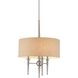 Allure 3 Light 24 inch Brushed Nickel Chandelier Ceiling Light