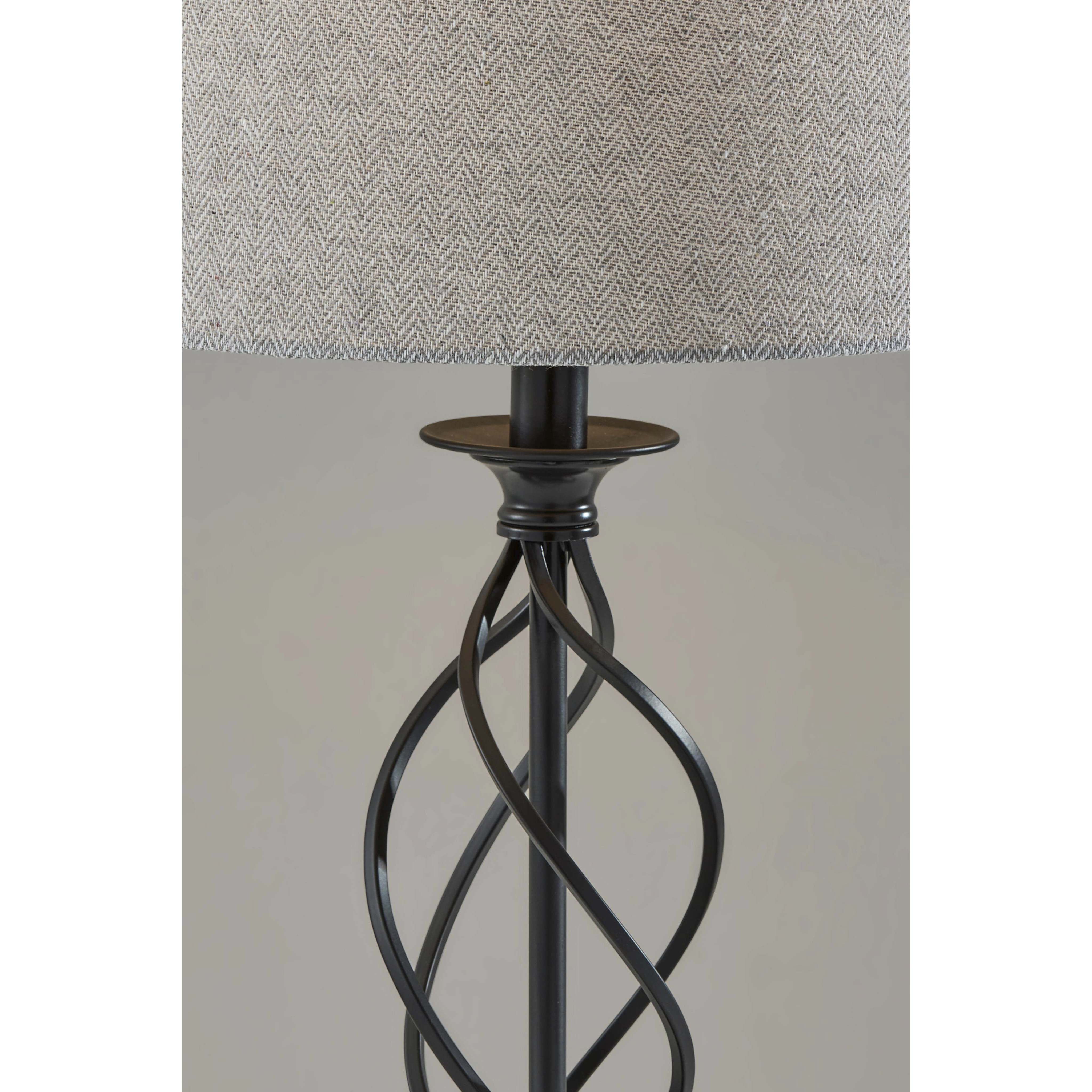 Darcy 26 inch 60.00 watt Black Metal Table Lamp Portable Light, Simplee Adesso