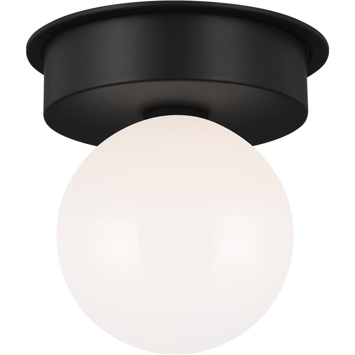 Kelly by Kelly Wearstler Nodes 1 Light 17.5 inch Midnight Black Flush Mount Ceiling Light