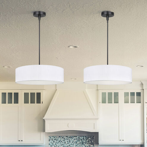 Carmynn LED 22.25 inch Black Chandelier Ceiling Light