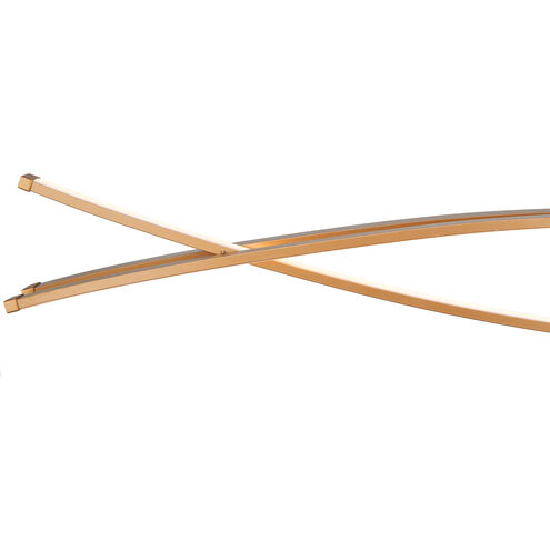 Wishbone LED 2.2 inch Gold Pendant Ceiling Light