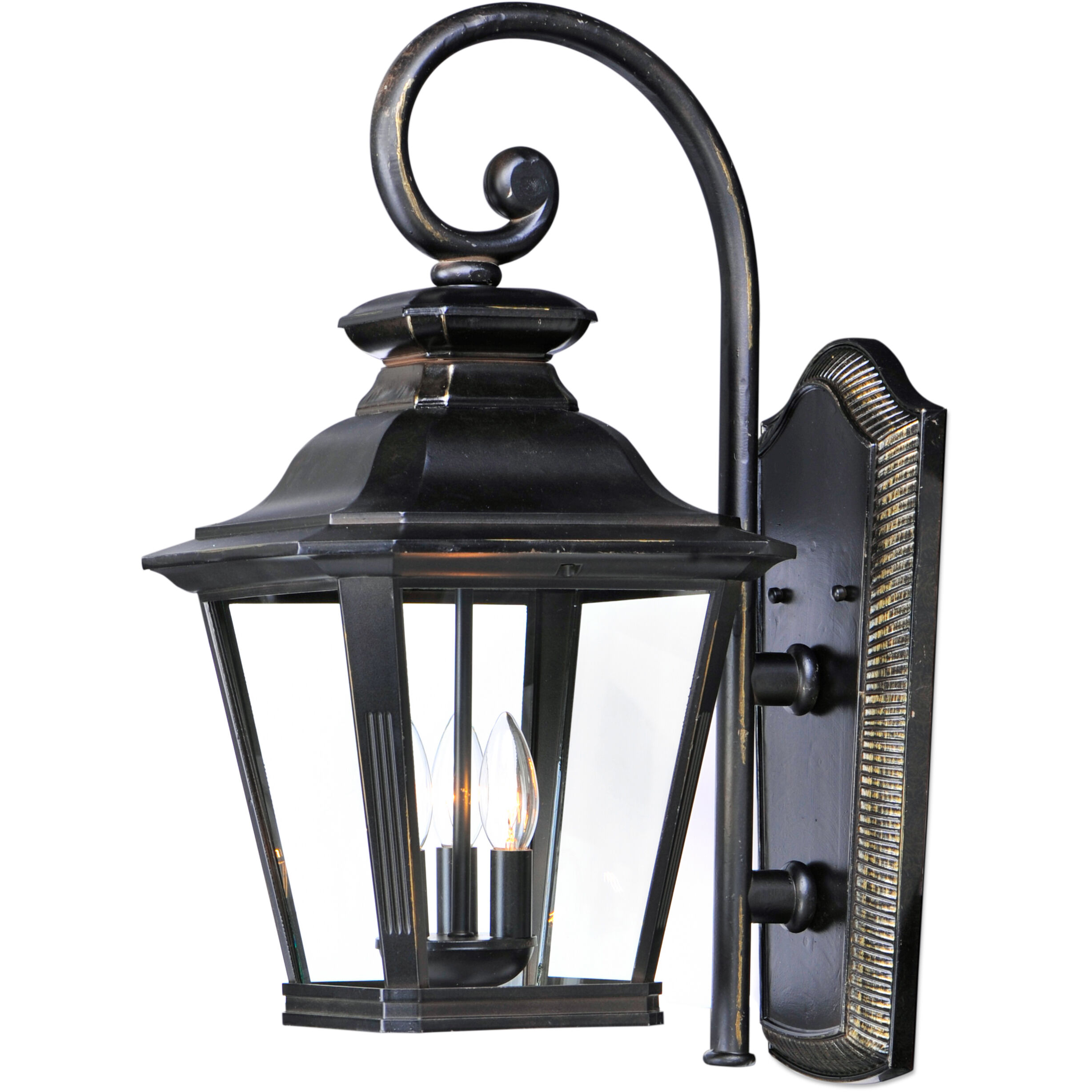 Knoxville 3 Light 23 inch Bronze Outdoor Wall Sconce