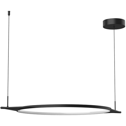 Serif LED 23.75 inch Black Pendant Ceiling Light